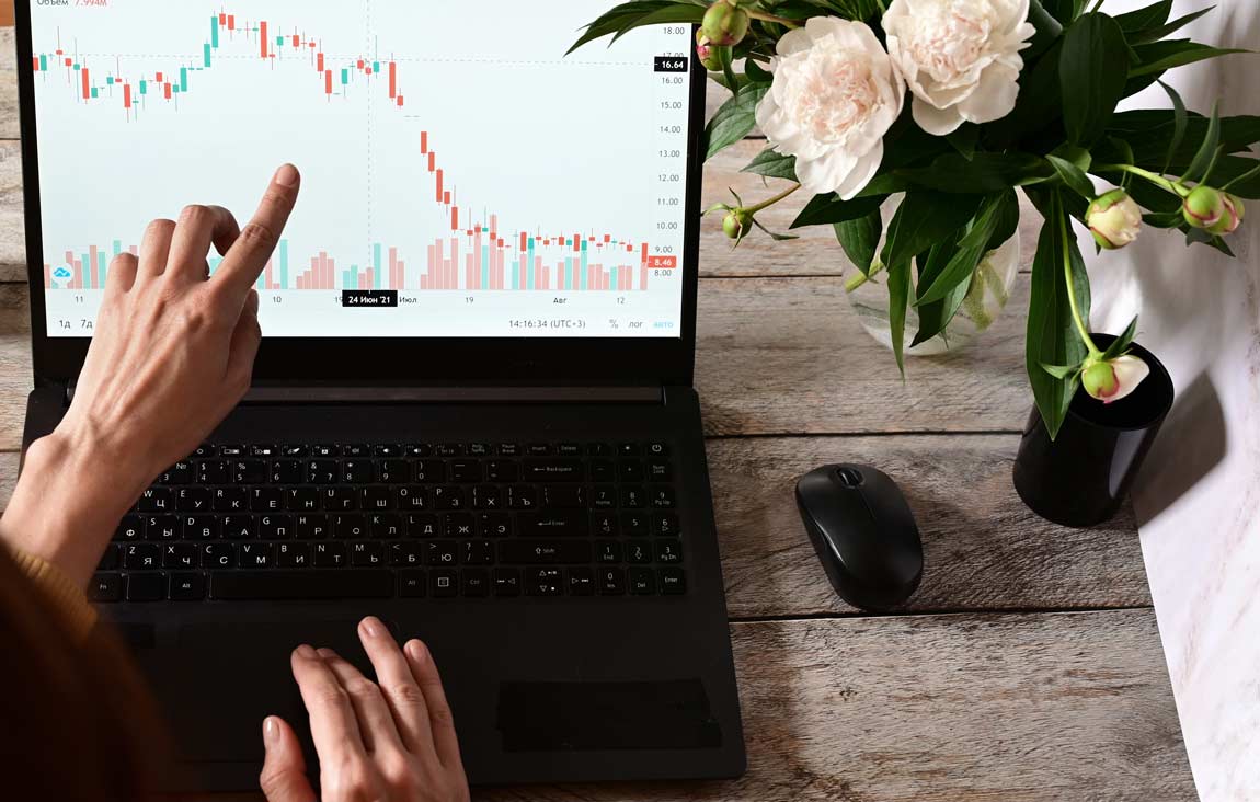 stock trading flowers